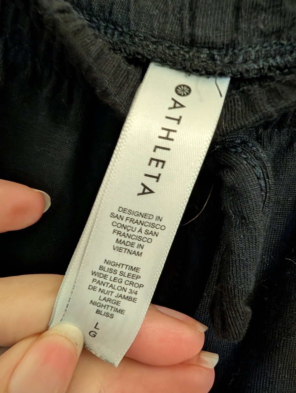 Athleta Soft Palazzo Pants With Drawstring and Pockets - Picture 4 of 6